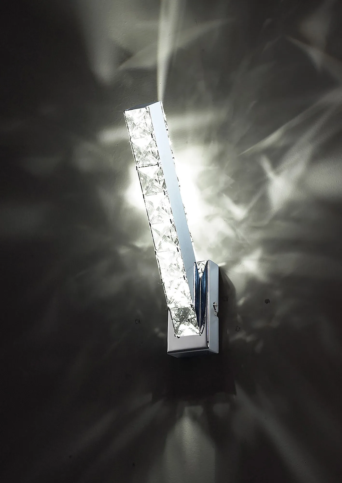 Galaxy Crystal Wall Lights Diyas Flush Crystal Wall Lights